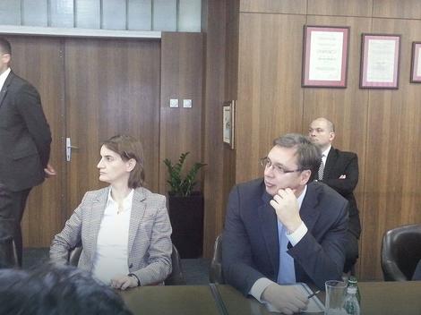 Ana Brnabić i Aleksandar Vučić