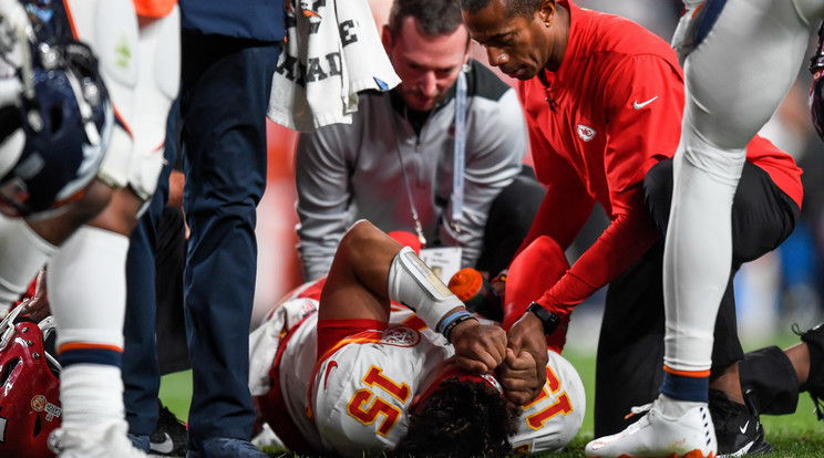 Patrick Mahomes sérülést szenvedett /Fotó: Getty Images