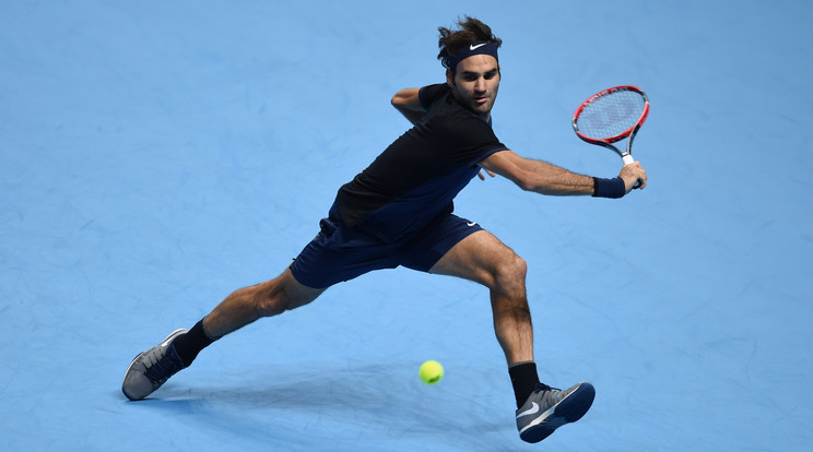 Federer az első szettben még megizzadt, a második szettet viszont könnyedén nyerte/ Fotó: Reuters