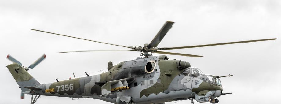 Ciężki rosyjski śmigłowiec Mi35 (zdjęcie ilustracyjne)