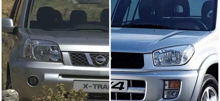 Porównanie: Toyota RAV4 II vs. Nissan X-Trail I - pojedynek japońskich tytanów!