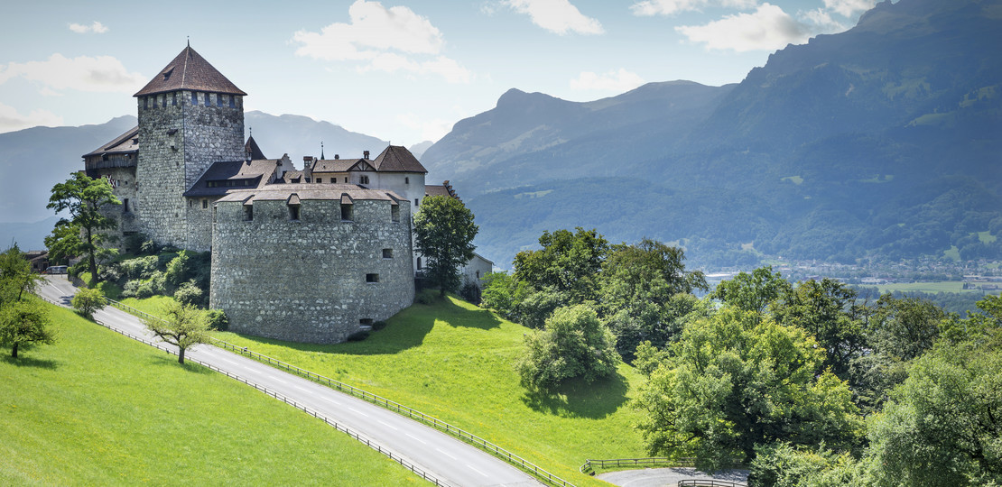Zamek w Vaduz, Liechtenstein