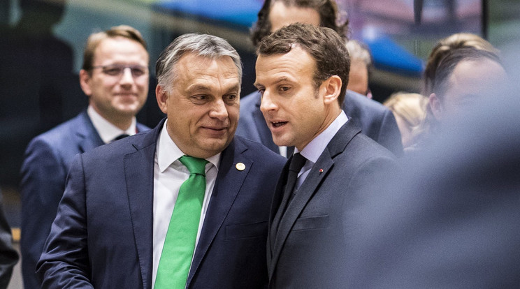 Elképzelhető, hogy ezúttal Orbán Viktor (55) közös nevezőre jut Emmanuel Macron (41) francia államfővel /Fotó: MTI/Szecsődi Balázs