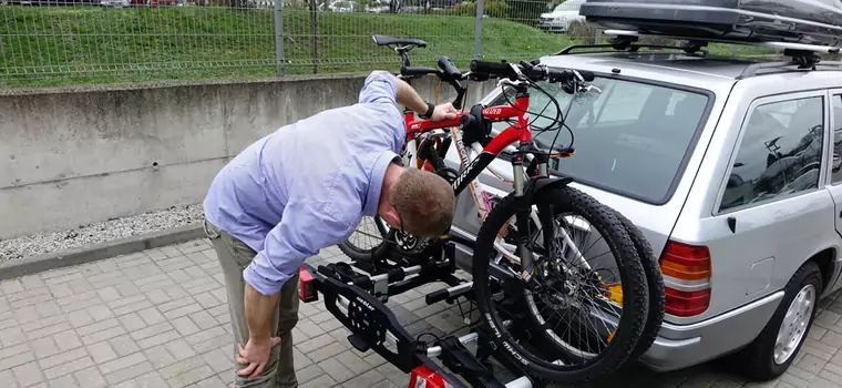 Niemiecka szkoła wożenia rowerów - test bagażnika Uebler X31S