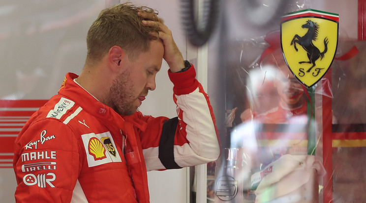 Vettel már érzi a vesztét /Fotó: 
Isza Ferenc