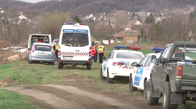 A Séd patak medrében találták meg a gyermek holttestét / Fotó: Tolnatáj TV