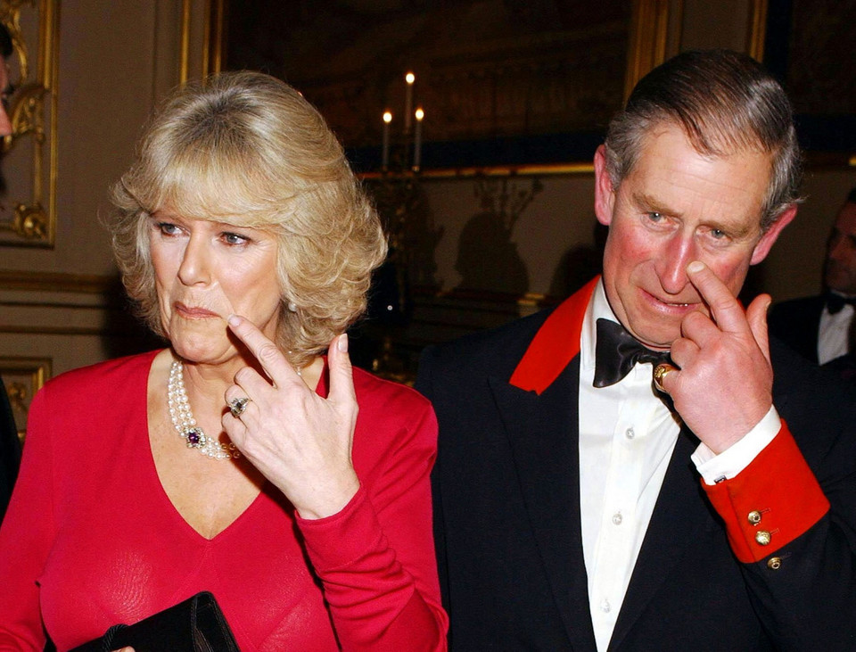 Camilla Parker Bowles i książę Karol w 2005 r.