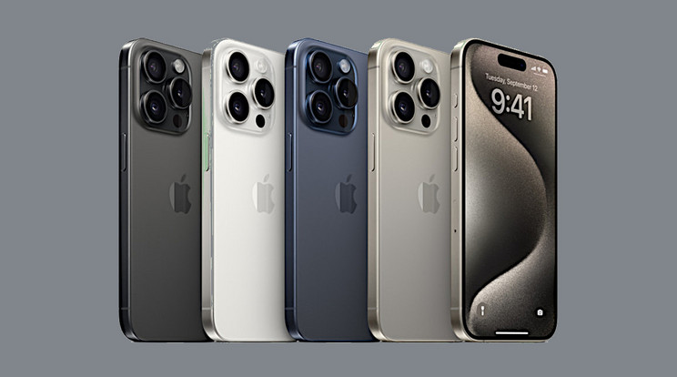 Ezek itt még az iPhone 15 sorozat színei. Az Apple azonban minden bizonnyal változtat a palettán, és erről egymást erősítő pletykák láttak napvilágot. Azaz már érdemes ízlelgetni a finom változásokat. / Kép: Apple