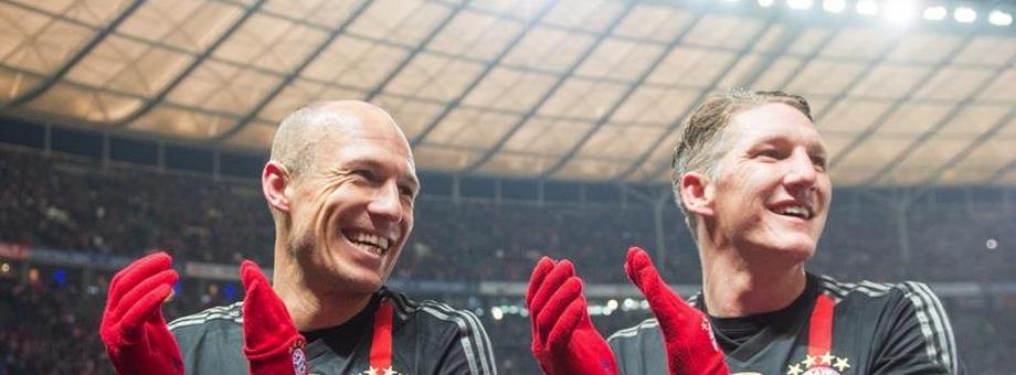 Arjen Robben i Bastian Schwiensteiger