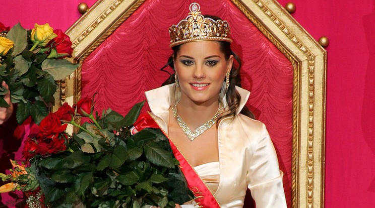 Koller Kata 2007-ben nyerte meg a Miss World Hungaryt /Fotó: AFP