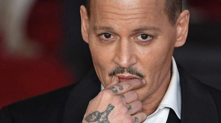 Johnny Depp is megjelent a Gyilkosság az Orient Expressen című film világpremierjén /Fotó: Profimedia-Reddot