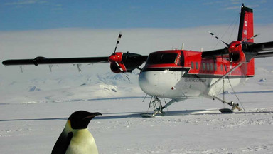 Lotnicza ewakuacja chorych z bazy na Antarktydzie