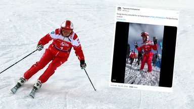 Rozgrzewka Andrzeja Dudy na Kasprowym Wierchu. Nagranie podbija sieć