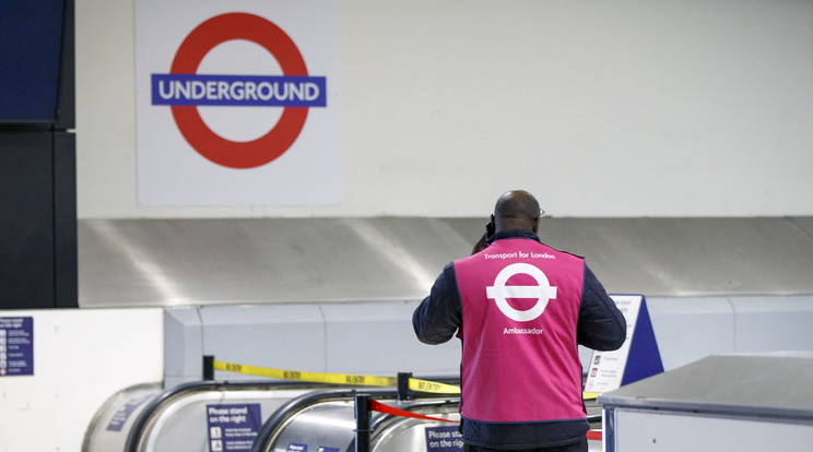 Lezárták az egyik londoni metrómegállót /Illusztráció: AFP