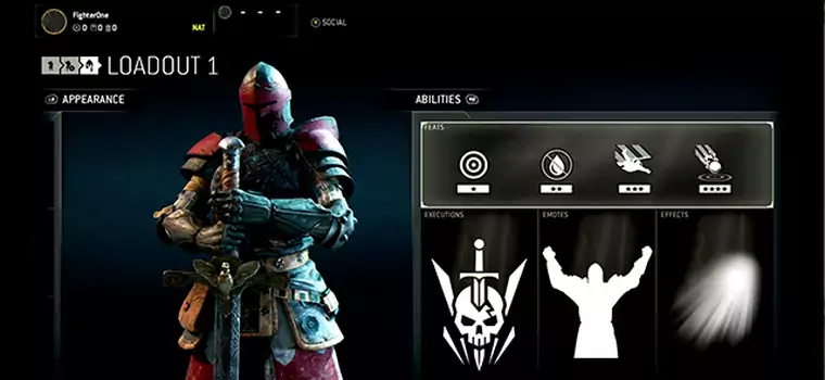 For Honor - progres i customizacja postaci