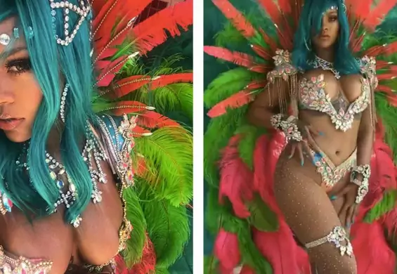 Odważna i kolorowa Rihanna na festiwalu w Barbados. Niektórzy zachwyceni, inni zaskoczeni