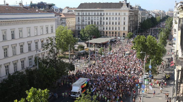 Idén sem szertnének kordonok közt vonulni a Pride résztvevői / Fotó: Weber Zsolt