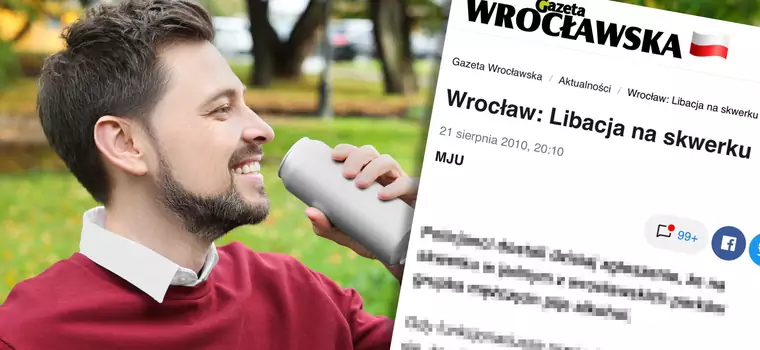 "Wrocław: Libacja na skwerku" - dziś rocznica jednego z najsłynniejszych wydarzeń w historii polskiego internetu