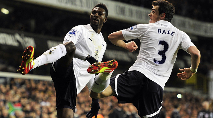 Adebayor szinte mindig tánccal ünnepli góljait / Fotó: AFP
