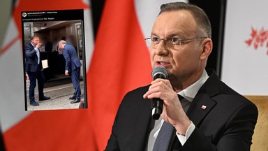 Andrzej Duda skomentował zdjęcie szefa swojego gabinetu jedzącego pizzę na ulicy. "Ja też byłem na nich zły"