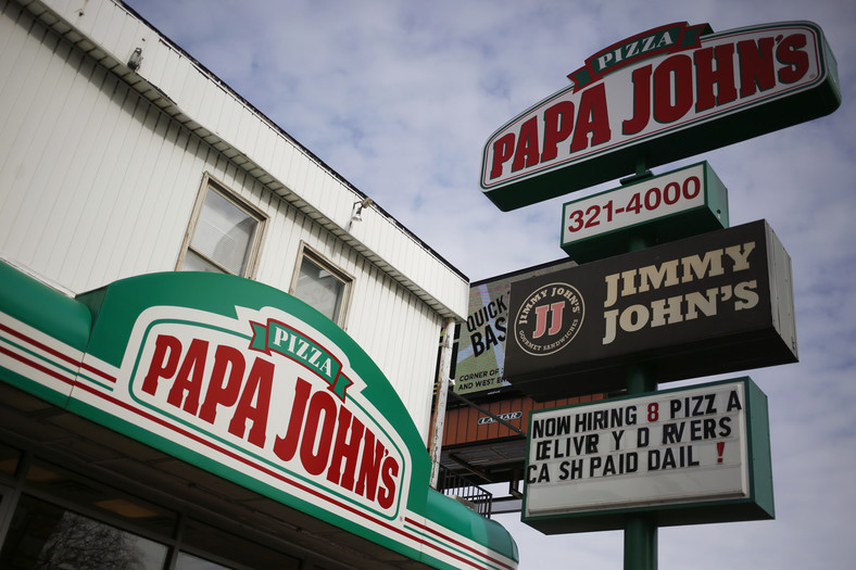 Restauracja sieci pizzerii Papa John's