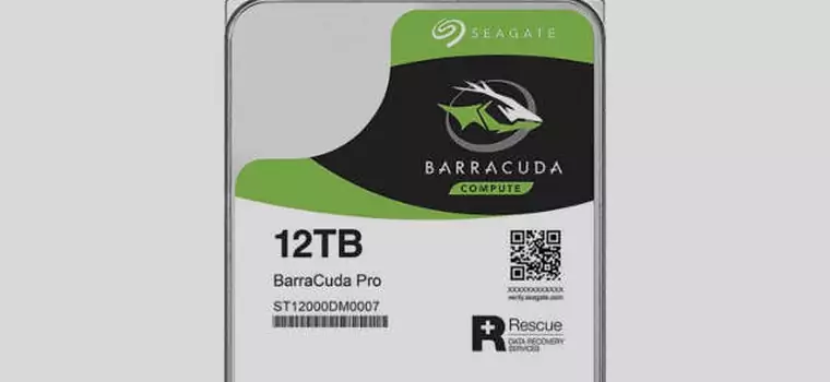 Seagate wypuszcza na rynek dysk o pojemności 12 TB