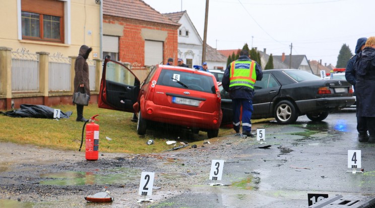 Brutális baleset Berzencén/Fotó: polce.hu