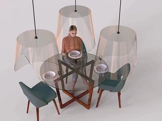 Christophe Gernigon zaproponował pleksi, które miałoby chronić osoby siedzące przy jednym stoliku. W innym kierunku poszła restauracja Mediamatic Eten w Amsterdamie, która zdecydowała się wstawić stoliki do mikroszklarni