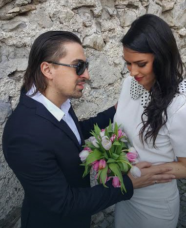 Arsa i Sandra na venčanju