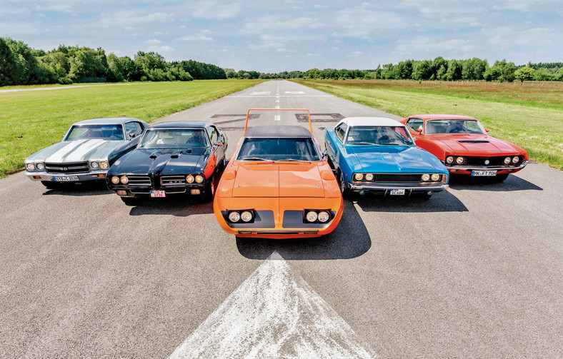 Heavy metal - porównanie muscle carów z lat siedemdziesiątych