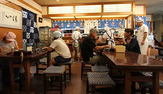 Wnętrze japońskiej restauracji
