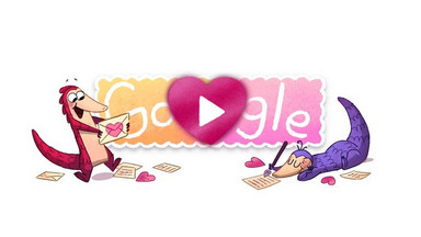 Walentynki z Google Doodle - gra o pangolinie