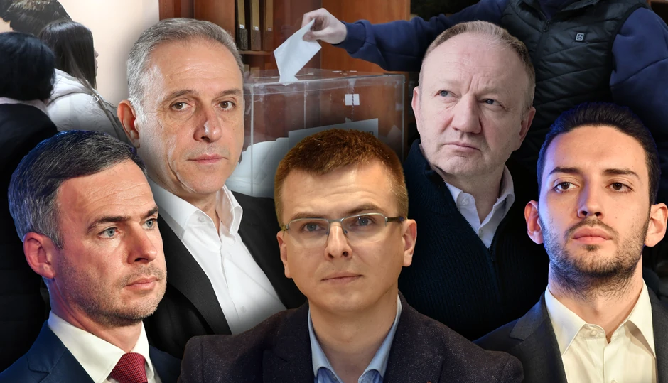 Đilas, Miki Aleksić, Miloš Parandilović, Zdravko Ponoš i Pavle Grbović