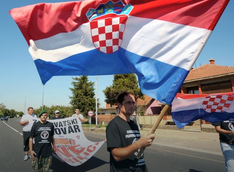 "Ne ćirilici" - Vukovar, Hrvatska