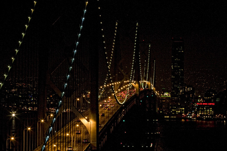 Most Bay Bridge w San Francisco