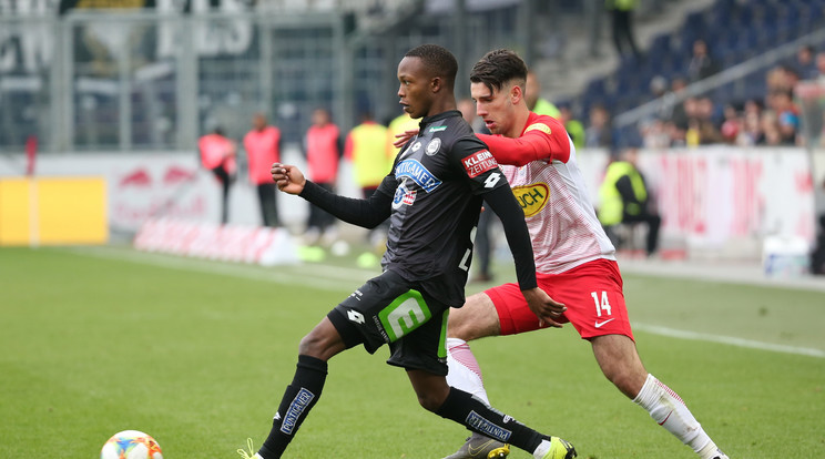 Szoboszlai Dominik főszerepet vállalt a Salzubrg 3-1-es sikeréből a Sturm ellen /Fotó: Getty Images