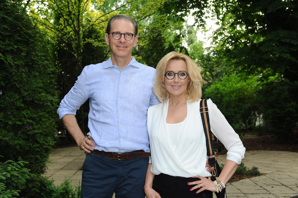Agata Młynarska i Przemysław Schmidt na premierze książki "Moja wizja"