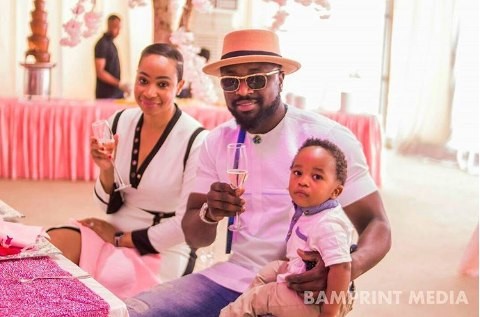 Pokello Nare, Elikem and their son, Tristan 