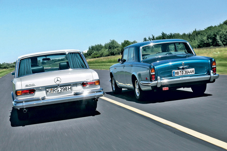 Mercedes 600 kontra Rolls-Royce Silver Shadow - supertechnika czy wyższe sfery?