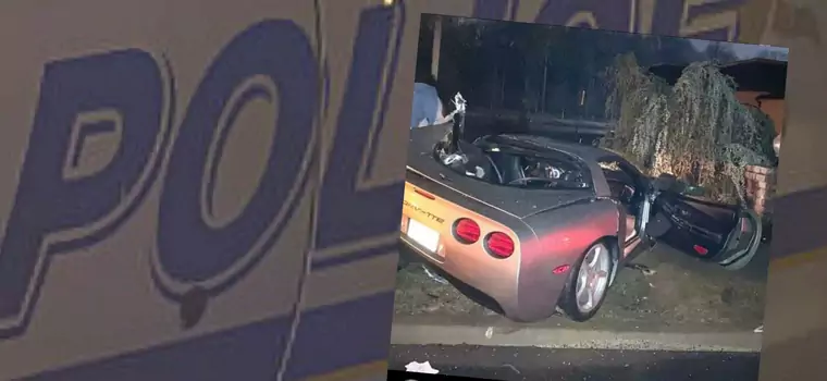 17-latek wziął Corvette rodziców. Finał miał miejsce w delikatesach