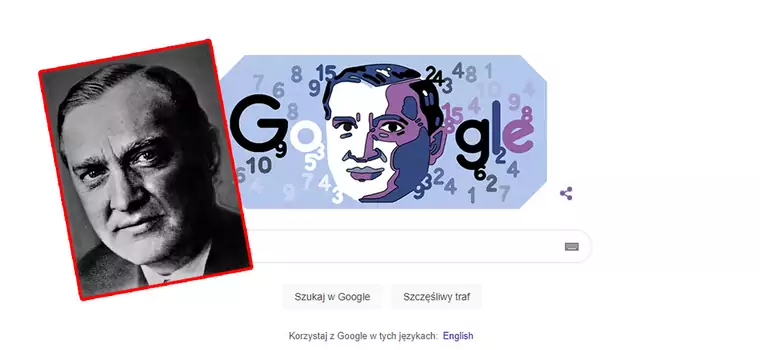 Stefan Banach w Google Doodle. Google upamiętniło polskiego matematyka