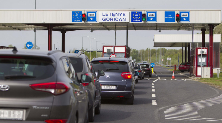 Lezárják hamarosan a letenyei határátkelőt /Fotó: MTI - Varga György