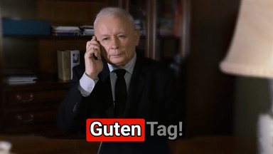 Groteskowy spot PiS. Kaczyński odbiera telefon z biura ambasadora Niemiec [WIDEO]