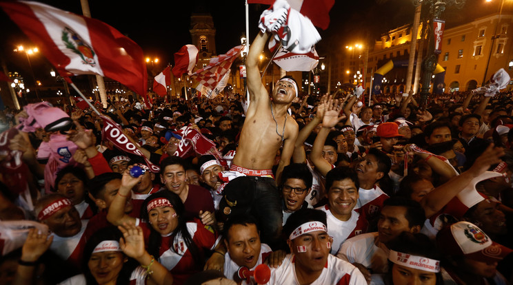 Peruban elszabadult a futballünnep /Fotó: AFP