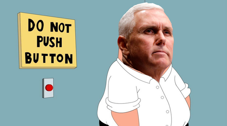 Mike Pence az új Peter Griffin? /Illusztráció: Virág Dániel