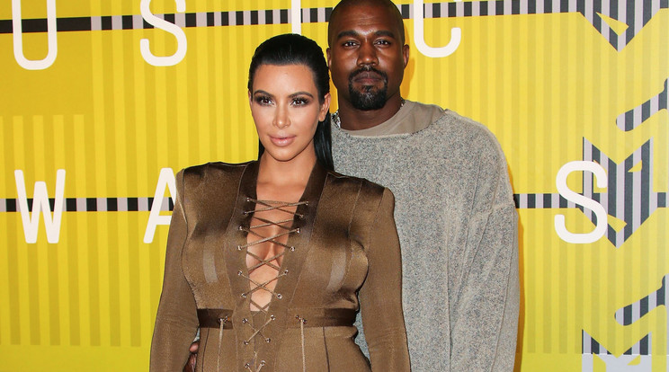 Kim Kardashian és Kanye West /Fotó: Northfoto