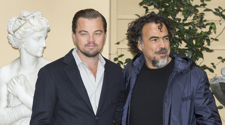 Leonardo DiCaprio, a Visszatérő főszereplője és a rendező, Alejandro
González Inárritu /Fotó: AFP