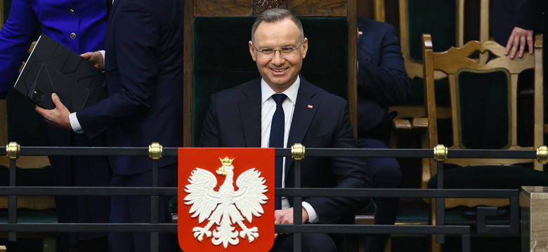 Andrzej Duda nie krył emocji w Sejmie. Marcin Matczak: przedrzeźnia samego siebie