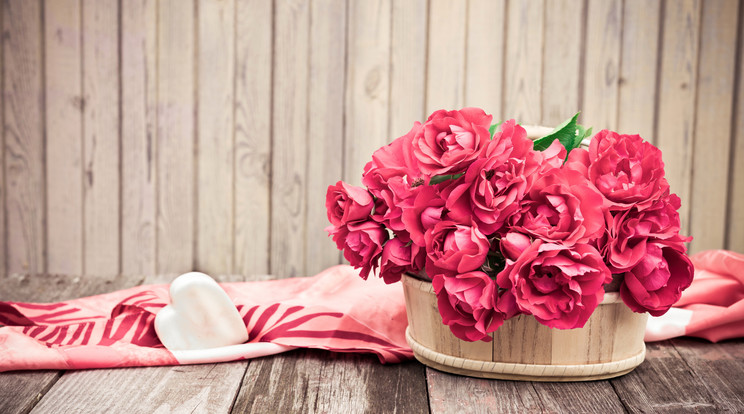 Kos:  szenvedélyes jelleméhez jól passzolnak a különböző, piros árnyalatokban játszó rózsák /Fotó: Shutterstock