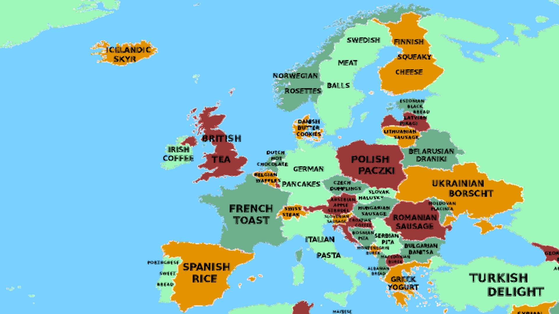 Kulinarska mapa sveta otkriva neočekivan podatak o Srbiji